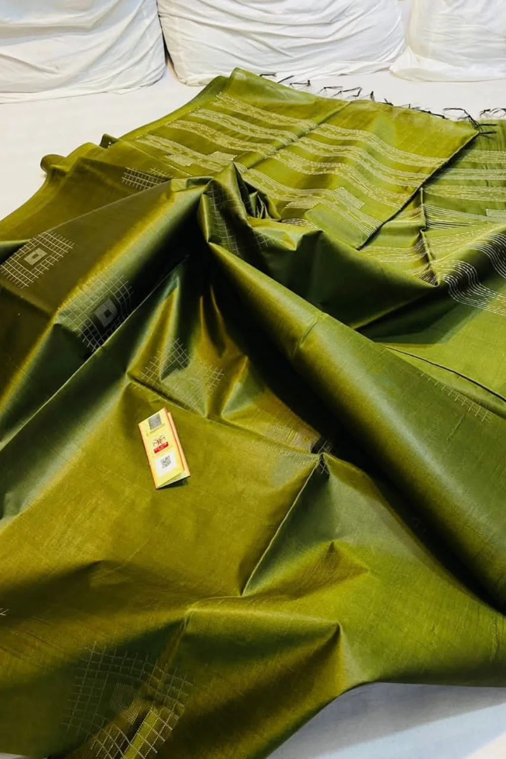 Katan Silk Saree with Body Weave Design
