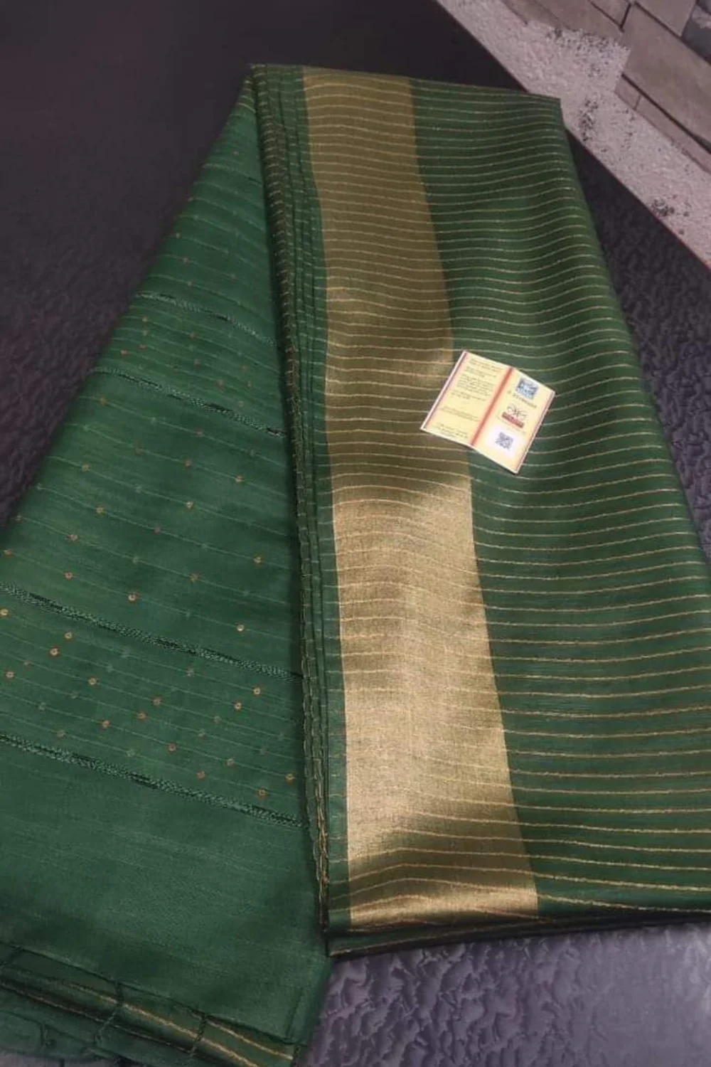 Pure Katan Silk Saree with Zari Work