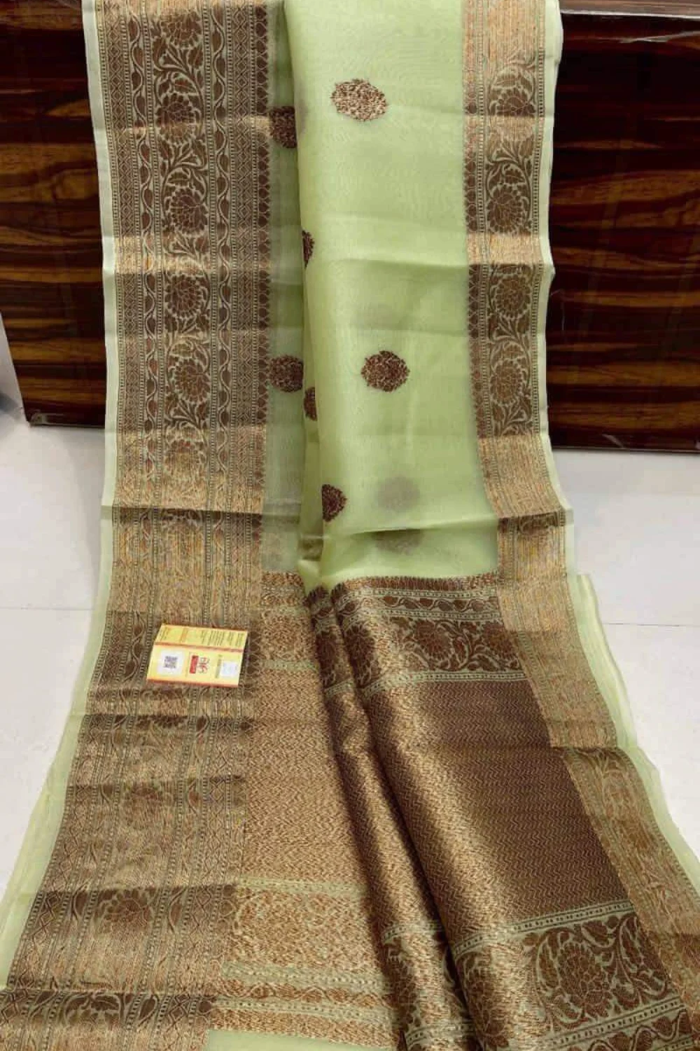 Elegant Kora Organza Pure Silk Sarees