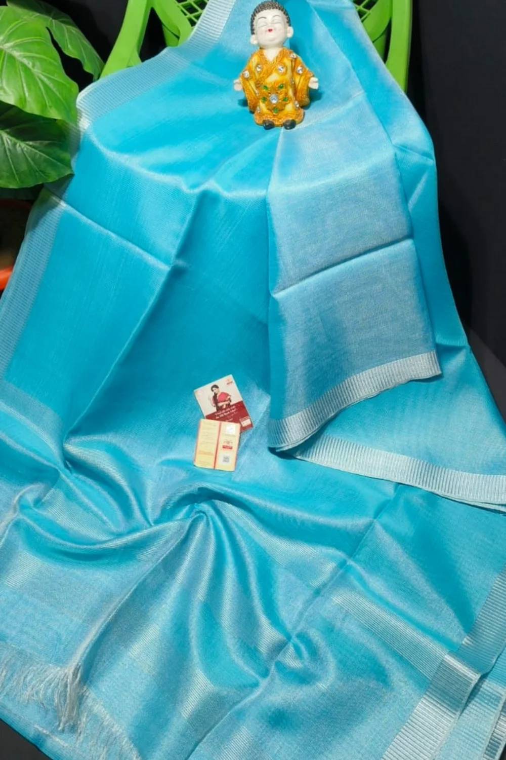 Pure Tissue Linen Silk Saree