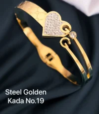 Fancy Steel Golden Kada