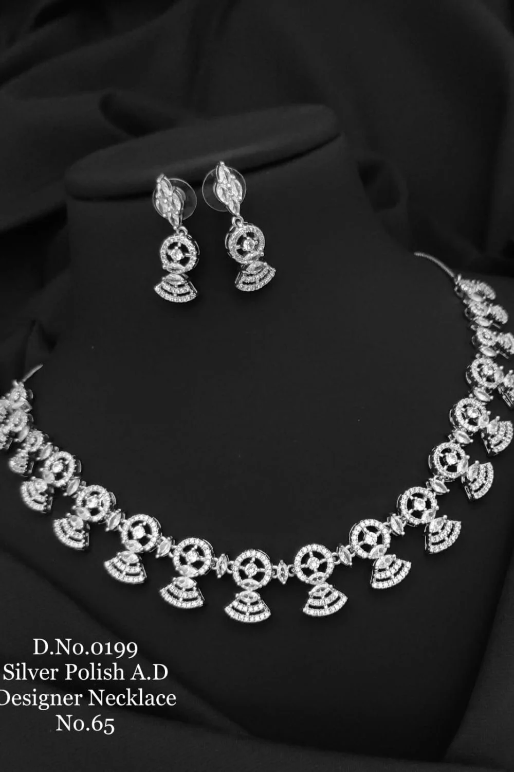 Silver Polished Designer Necklace