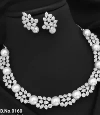 Traditional Silver Polished Designer Necklace