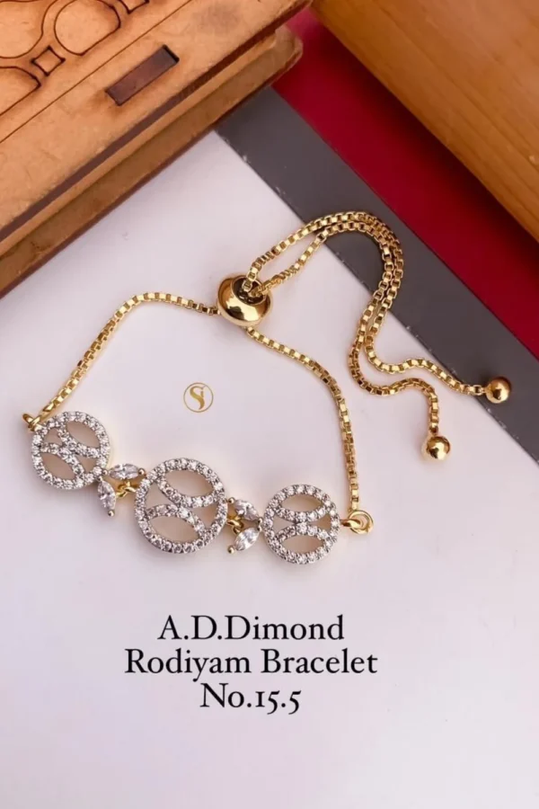 Silver and Gold Elegant Bracelet
