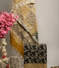 Graceful Handblock Printed Linen Suit Piece Sets