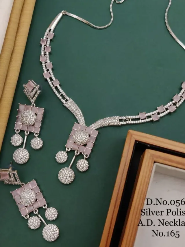 Elevate Your Wedding Look with Poridheo’s AD Necklace